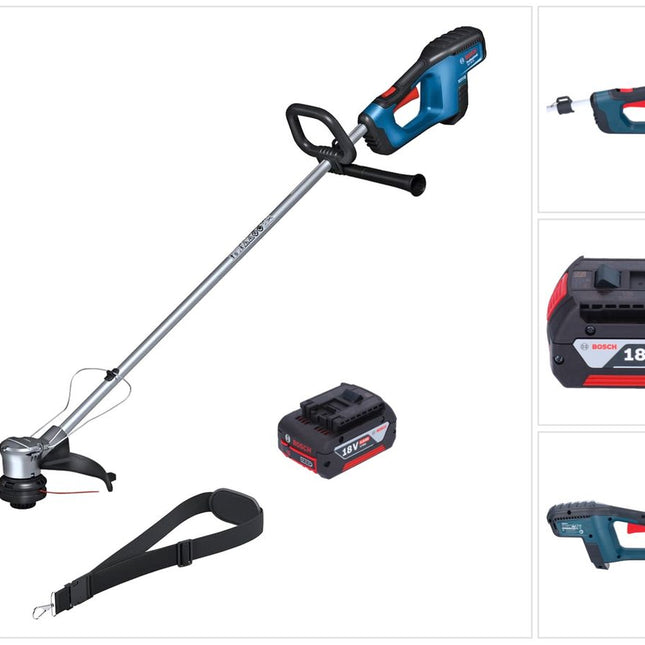 Bosch GRT 18V-33 Trimmer professionale 18 V 330 mm senza spazzole + 1x batteria 4,0 Ah - senza caricabatterie