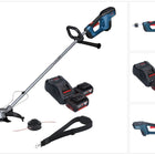 Bosch GFR 18V-23 Decespugliatore professionale a batteria 18 V 230 mm brushless + 2x batteria 5,0 Ah + caricabatterie