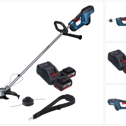 Bosch GFR 18V-23 Professional Akku Freischneider 18 V 230 mm Brushless + 2x Akku 5,0 Ah + Ladegerät
