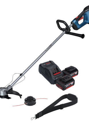 Bosch GFR 18V-23 Desbrozadora de batería profesional 18 V 230 mm sin escobillas + 2x baterías 5,0 Ah + cargador