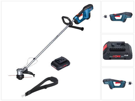 Coupe-bordures sans fil GRT 18V-33 Professional Bosch 18 V 330 mm Brushless + 1x batterie ProCORE 4,0 Ah - sans chargeur