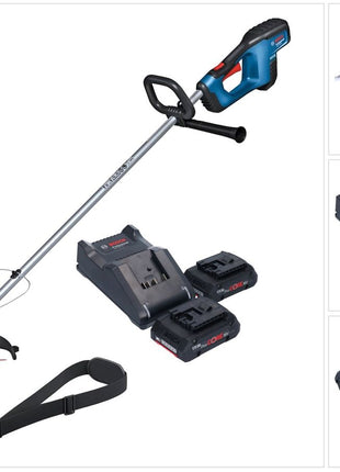 Bosch GRT 18V-33 Cortabordes a batería profesional 18 V 330 mm sin escobillas + 2x batería ProCORE 4,0 Ah + cargador