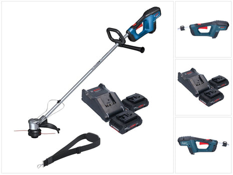 Bosch GRT 18V-33 Cortabordes a batería profesional 18 V 330 mm sin escobillas + 2x batería ProCORE 4,0 Ah + cargador