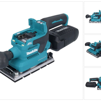 Levigatrice vibrante a batteria Makita DBO 381 ZU 18 V 93 x 185 mm Brushless Solo - senza batteria, senza caricabatterie