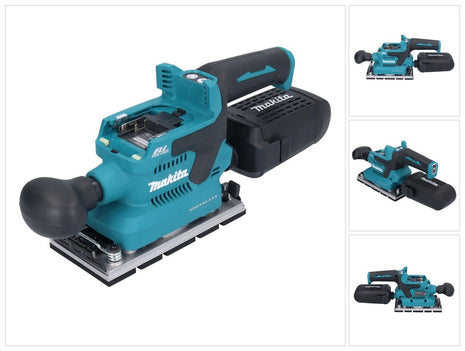 Levigatrice vibrante a batteria Makita DBO 381 ZU 18 V 93 x 185 mm Brushless Solo - senza batteria, senza caricabatterie