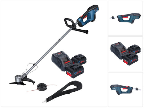 Bosch GFR 18V-23 Decespugliatore professionale a batteria 18 V 230 mm brushless + 2x batteria ProCORE 8,0 Ah + caricabatterie