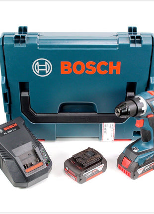 Bosch GSR 18 V-EC Akku Bohrschrauber 2016 neue Version Metallbohrfutter mit 2x Akku 4 Ah und AL1860 Ladegerät in L-Boxx ( 06019E8101 ) - Toolbrothers