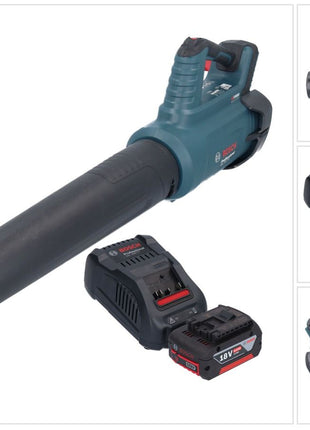 Soplador a batería Bosch GBL 18V-750 Professional 18 V BITURBO sin escobillas + 1x batería 6,0 Ah + cargador