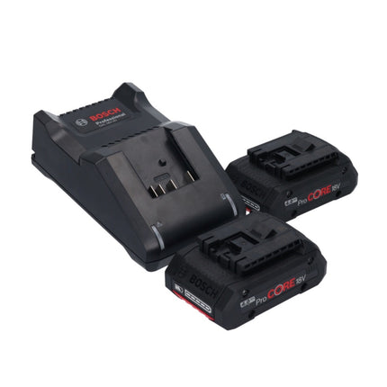 Soffiatore a batteria senza spazzole Bosch GBL 18V-750 Professional 18 V BITURBO + 2x batteria ProCORE 4,0 Ah + caricabatterie