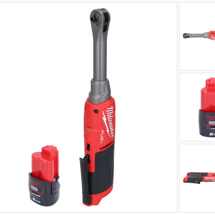 Milwaukee M12 FHIR14LR-201 cricchetto a batteria ad alta velocità 12 V 47 Nm 1/4" brushless + 1x batteria ricaricabile 2,0 Ah - senza caricabatterie