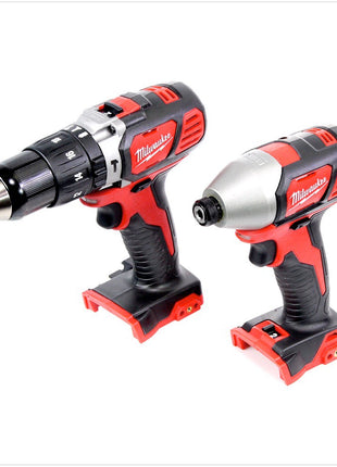 Milwaukee M18 BPP2C-402C PowerPack mit M18 BPD Akku Schlagbohrschrauber + M18 BID Akku Schlagschrauber + 2x Akkus 4,0 Ah + Ladegerät ( 4933443479 ) - Toolbrothers