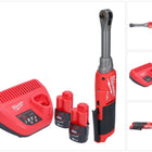 Milwaukee M12 FHIR14LR-202 Cricchetto ad alta velocità a batteria 12 V 47 Nm 1/4