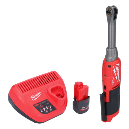 Milwaukee M12 FHIR14LR-251 Cricchetto ad alta velocità a batteria 12 V 47 Nm 1/4" Brushless + 1x batteria 2,5 Ah + caricabatteria