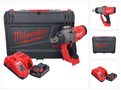 Milwaukee M18 ONEFHIWF1-301X Akku Schlagschrauber 18 V 2033 Nm 1″ Brushless + 1x Akku 3,0 Ah + Ladegerät + HD Box