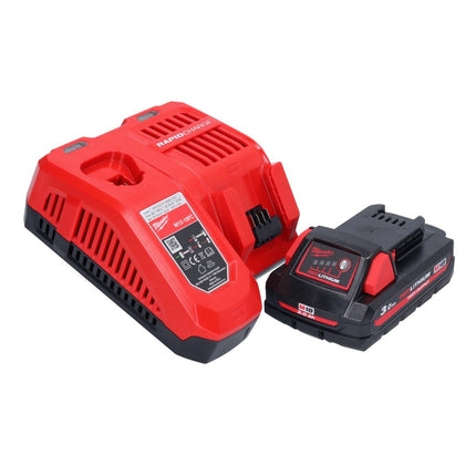 Milwaukee M18 ONEFHIWF1-301X Avvitatore a impulsi a batteria 18 V 2033 Nm 1 Brushless + 1x batteria 3,0 Ah + caricatore + HD Box