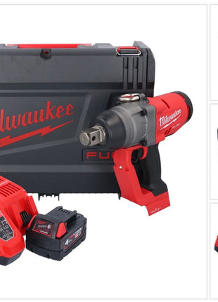 Milwaukee M18 ONEFHIWF1-401X Akku Schlagschrauber 18 V 2033 Nm 1″ Brushless + 1x Akku 4,0 Ah + Ladegerät + HD Box