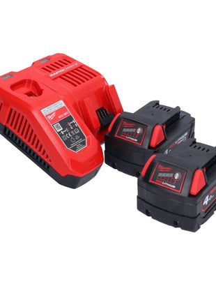 Llave de impacto inalámbrica Milwaukee M18 ONEFHIWF1-402X 18 V 2033 Nm 1″ sin escobillas + 2x batería 4,0 Ah + cargador + caja HD