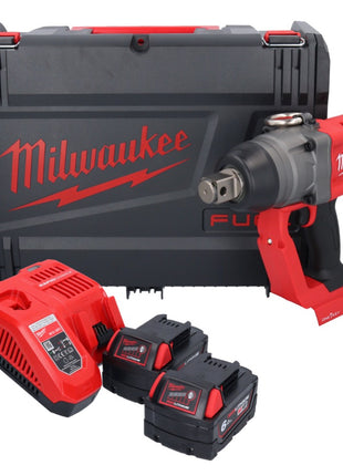 Clé à chocs sans fil Milwaukee M18 ONEFHIWF1-602X 18 V 2033 Nm 1″ brushless + 2x batterie 6,0 Ah + chargeur + boîtier HD