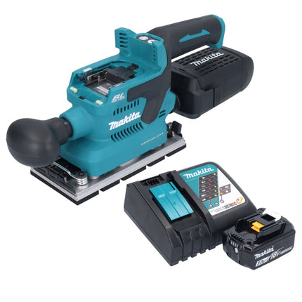 Makita DBO 381 RF1U 18 V 93 x 185 mm Vibrofinitrice a batteria senza spazzole + 1x batteria 3,0 Ah + caricabatterie