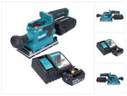 Makita DBO 381 RG1U Akumulatorowa szlifierka oscylacyjna 18 V 93 x 185 mm bezszczotkowa + 1x akumulator 6,0 Ah + ładowarka