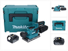 Makita DBO 381 M1JU Akku Schwingschleifer 18 V 93 x 185 mm Brushless + 1x Akku 4,0 Ah + Makpac - ohne Ladegerät