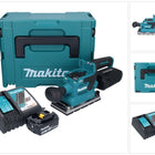 Makita DBO 381 RM1JU 18 V 93 x 185 mm Vibrofinitrice a batteria senza spazzole + 1x batteria 4,0 Ah + caricabatterie + Makpac