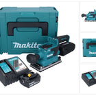 Makita DBO 381 RG1JU 18 V 93 x 185 mm Vibrofinitrice a batteria senza spazzole + 1x batteria 6,0 Ah + caricabatterie + Makpac