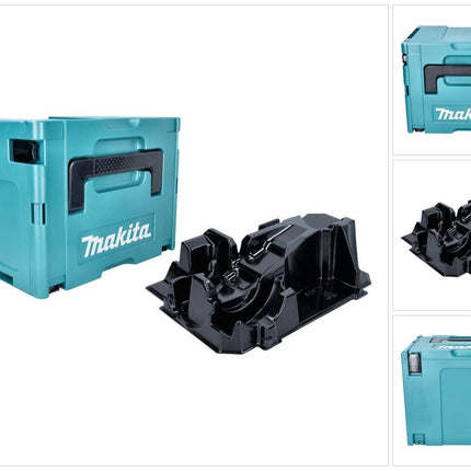 Makita Makpac 4 system Box 395 x 295 x 315 mm + inserto corrispondente per DGA 511 /513 / 514 / 515 / 517 /519 e DHR 243