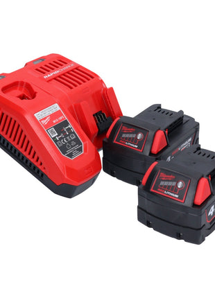 Milwaukee M18 FSAG125X-402 Akku Winkelschleifer 18 V 125 mm Brushless + 2x Akku 4,0 Ah + Ladegerät