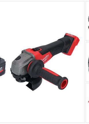 Milwaukee M18 FSAG125X-551 Akumulatorowa szlifierka kątowa 18 V 125 mm bezszczotkowa + 1x akumulator 5,5 Ah - bez ładowarki