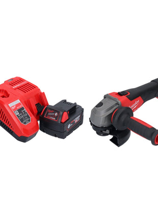 Milwaukee M18 FSAG125X-601 Akku Winkelschleifer 18 V 125 mm Brushless + 1x Akku 6,0 Ah + Ladegerät