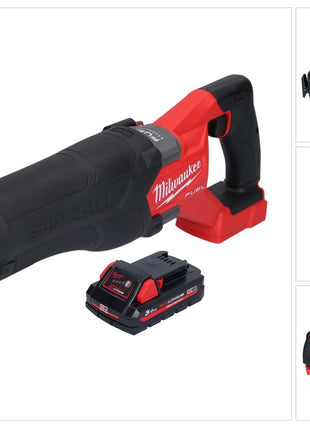 Milwaukee M18 FSZ-301 Scie sabre Recipro sans fil 18 V brushless battery + 1x 3.0 Ah battery - sans kit chargeur