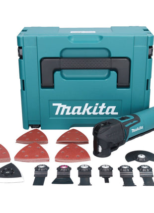 Makita TM 3010 CX3J outil multifonctionnel 320 W OIS / Starlock + 59 pcs. kit d'accessoires + Makpac