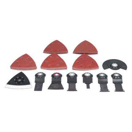 Makita TM 3010 CX3J utensile multifunzione 320 W OIS / Starlock + kit accessori 59 pezzi + Makpac