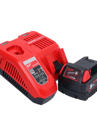 Sierra sable Milwaukee M18 FSZ-501 batería 18 V sin escobillas + 1x batería 5,0 Ah + cargador