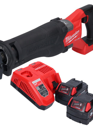 Milwaukee M18 FSZ-502 Recipro Sbelsge 18 V Brushless batterie + 2x 5.0 Ah batterie + chargeur