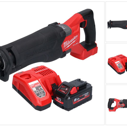 Milwaukee M18 FSZ-801 sega alternativa a batteria 18 V brushless + 1x batteria 8,0 Ah + caricabatterie