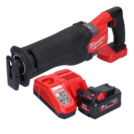Milwaukee M18 FSZ-801 sega alternativa a batteria 18 V brushless + 1x batteria 8,0 Ah + caricabatterie