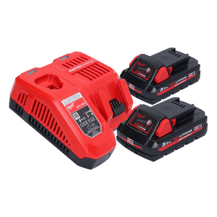 Milwaukee M18 FIW2F12-302 Avvitatore a impulsi a batteria 18 V 339 Nm 1/2" brushless + 2x batteria ricaricabile 3,0 Ah + caricabatterie