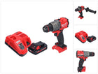 Taladro percutor inalámbrico Milwaukee M18 FPD3-301 18 V 158 Nm sin escobillas + 1x batería 3,0 Ah + cargador