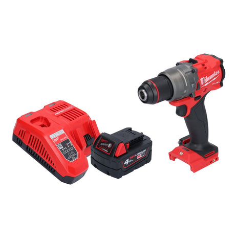 Milwaukee M18 FPD3-401 akumulatorowa wiertarko-wkrętarka udarowa 18 V 158 Nm bezszczotkowa + 1x akumulator 4,0 Ah + ładowarka