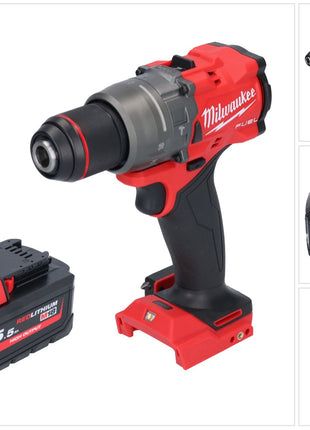 Milwaukee M18 FPD3-551 Perceuse-visseuse à percussion sans fil 18 V 158 Nm Brushless + 1x batterie 5,5 Ah - sans chargeur