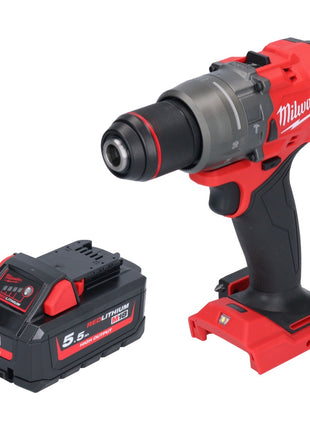 Taladro percutor inalámbrico Milwaukee M18 FPD3-551 18 V 158 Nm sin escobillas + 1x batería 5,5 Ah - sin cargador