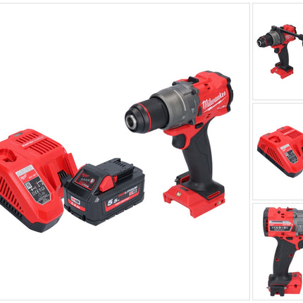 Milwaukee M18 FPD3-551 Akku Schlagbohrschrauber 18 V 158 Nm Brushless + 1x Akku 5,5 Ah + Ladegerät