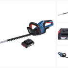 Bosch GHE 18V-60 Tagliasiepi professionale a batteria 18 V 60 cm senza spazzole + 1x batteria ricaricabile 2,0 Ah - senza caricabatterie