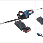 Bosch GHE 18V-60 Tagliasiepi professionale a batteria 18 V 60 cm senza spazzole + 1x batteria 4,0 Ah + caricabatterie
