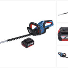 Bosch GHE 18V-60 Tagliasiepi professionale a batteria 18 V 60 cm senza spazzole + 1x batteria ricaricabile 5,0 Ah - senza caricabatterie