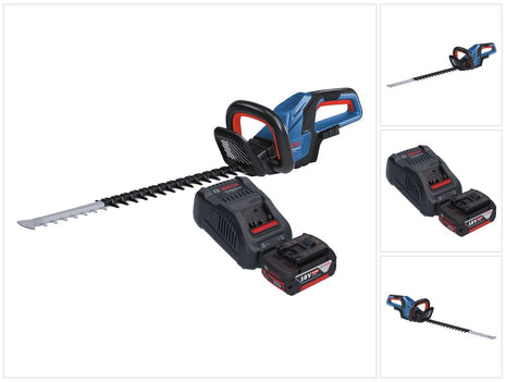 Bosch GHE 18V-60 Professional Taille-haies sans fil 18 V 60 cm Brushless + 1x batterie 5,0 Ah + chargeur