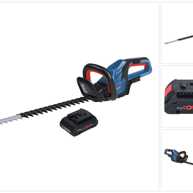 Bosch GHE 18V-60 Tagliasiepi professionale a batteria 18 V 60 cm brushless + 1x batteria ProCORE 4,0 Ah - senza caricabatterie