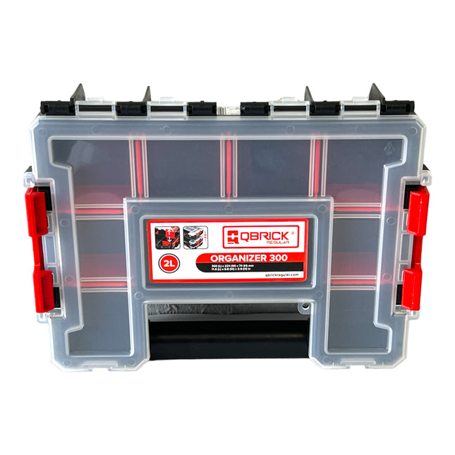 Qbrick Systems Regular 300 Organizer 300 x 224 x 74 mm 2 l impilabili